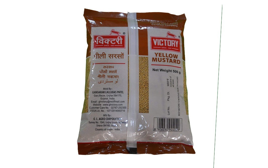 Victory Yellow Mustard    Pack  500 grams